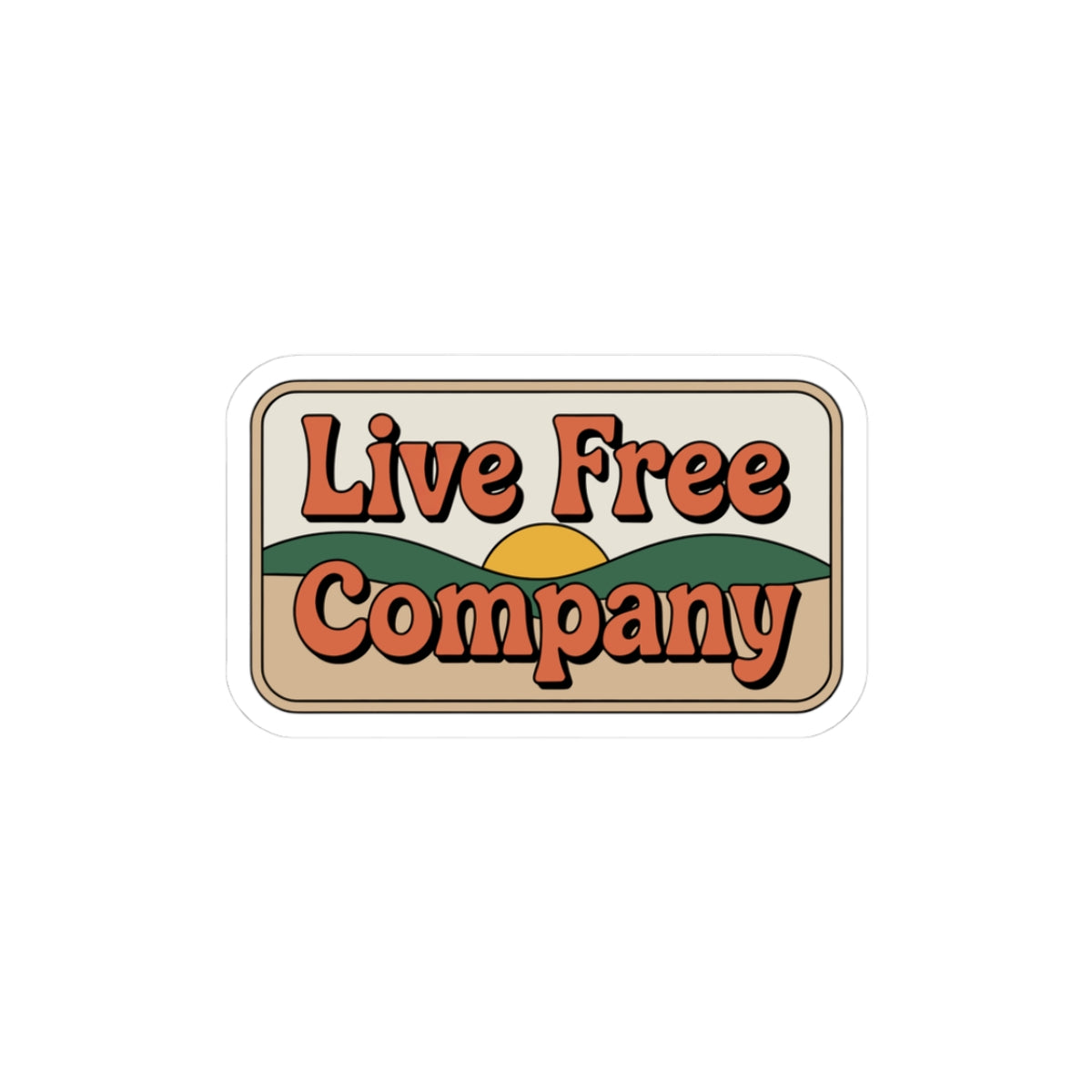 Rolling Hills Sticker