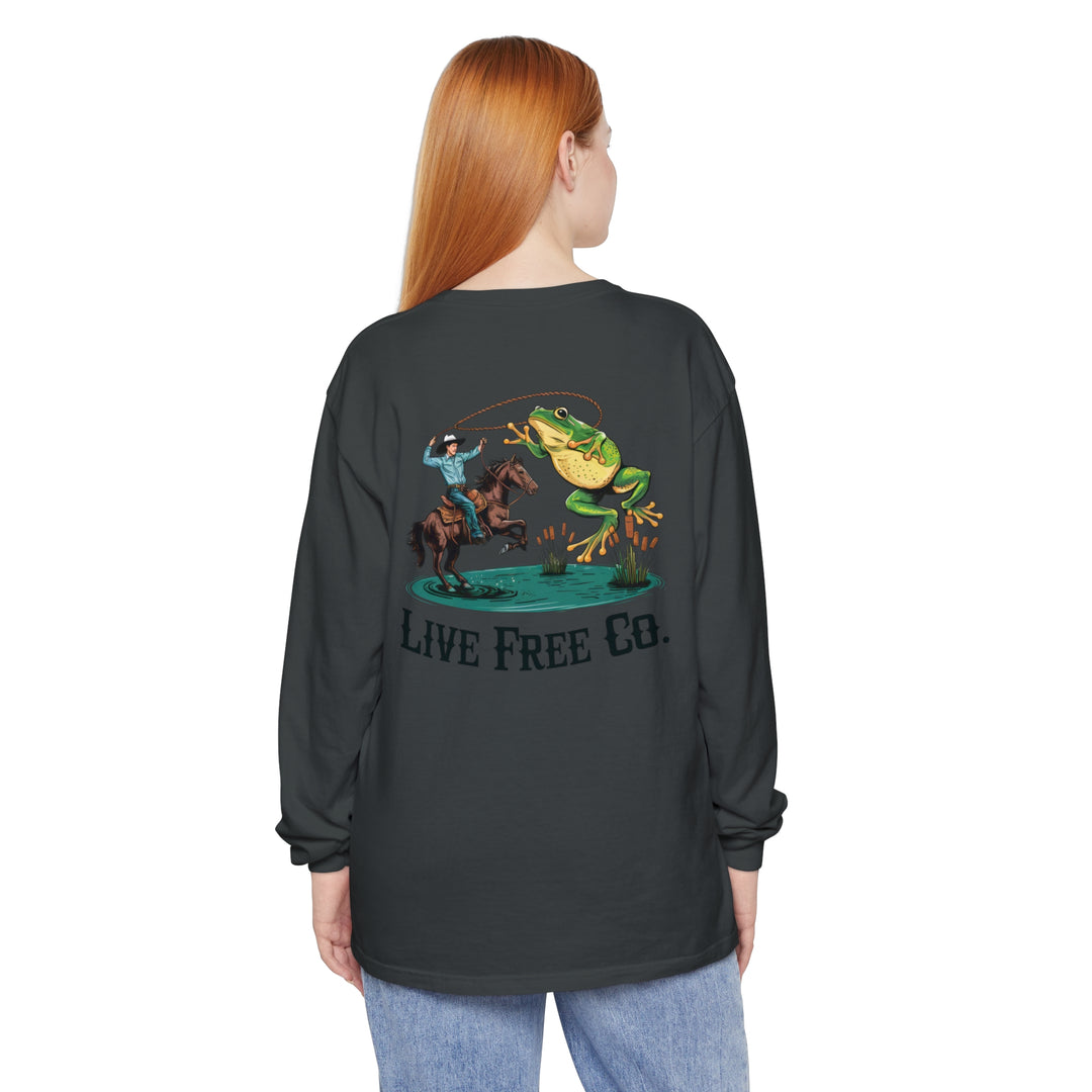 Rodeo Frog Long Sleeve T-Shirt