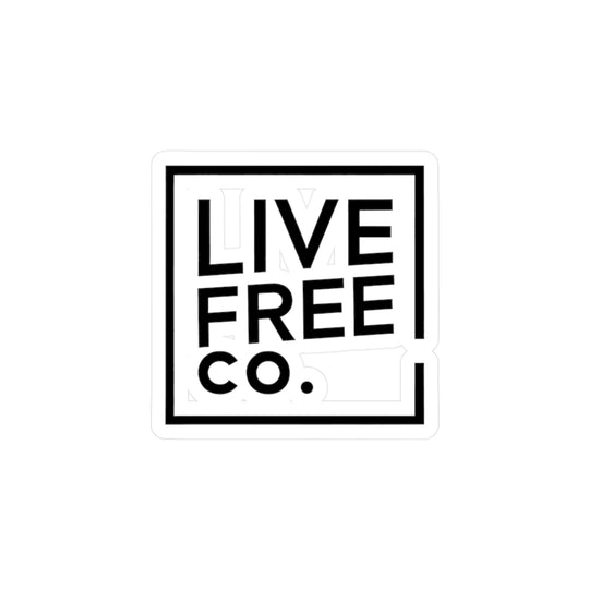 Live Free Company Sticker