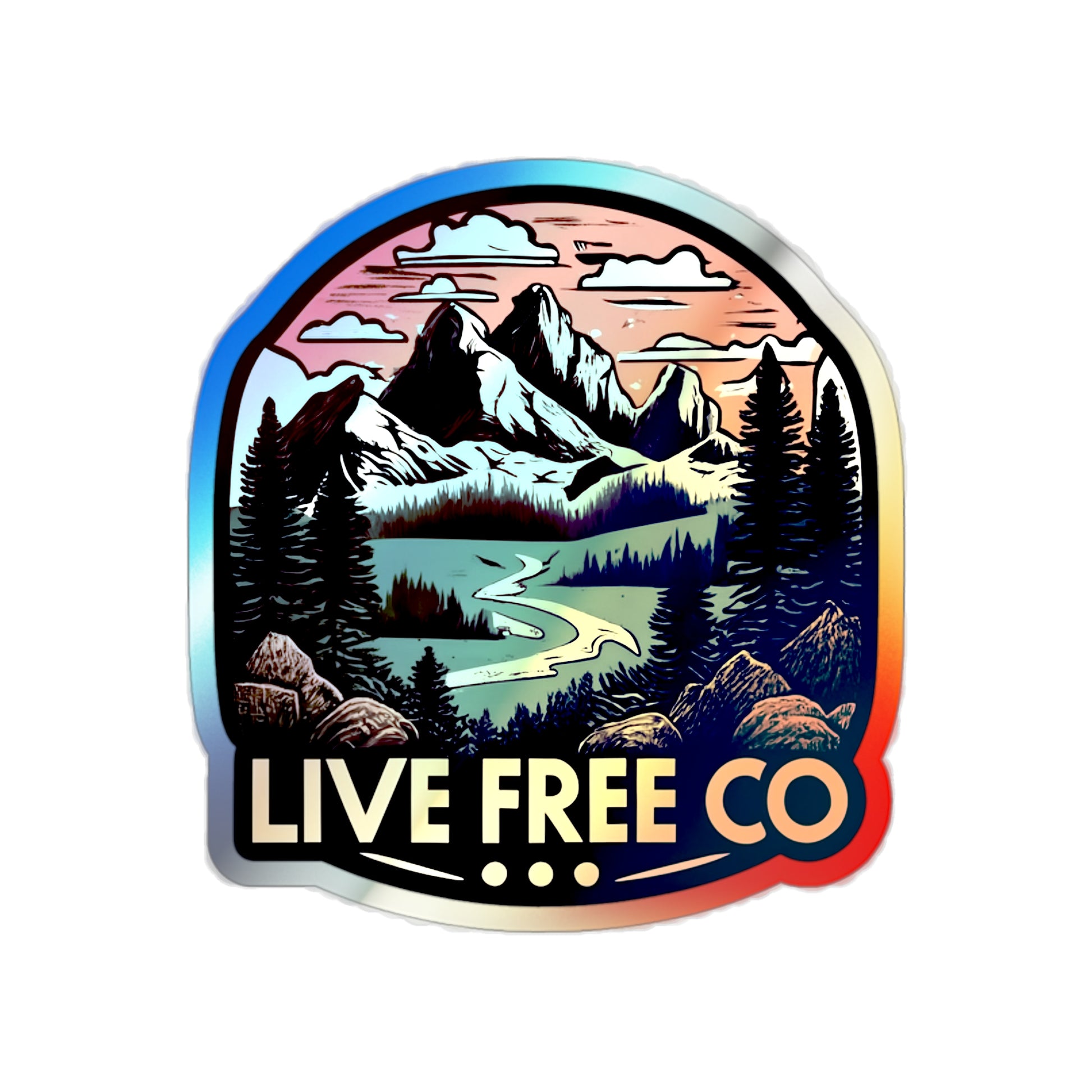 Trailhead Holographic Sticker