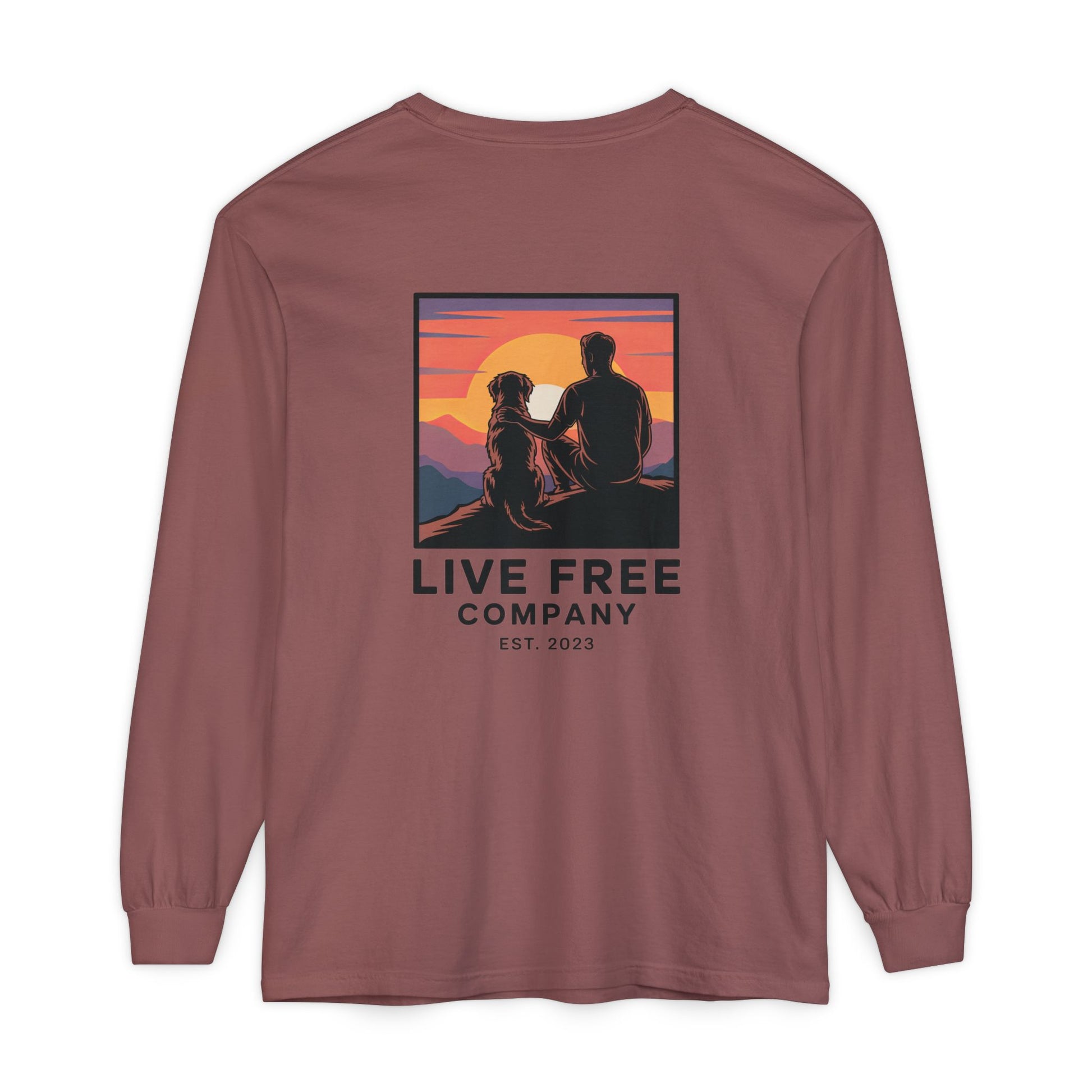 Sunset Retriever Long Sleeve T-Shirt