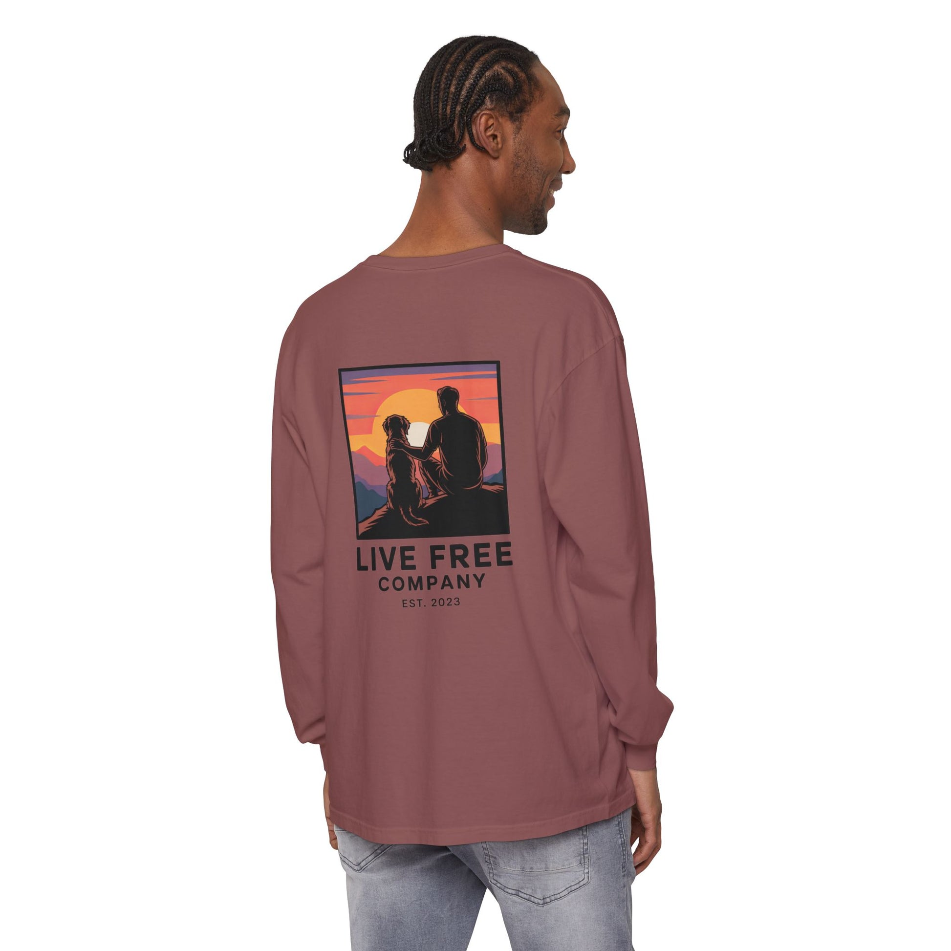 Sunset Retriever Long Sleeve T-Shirt