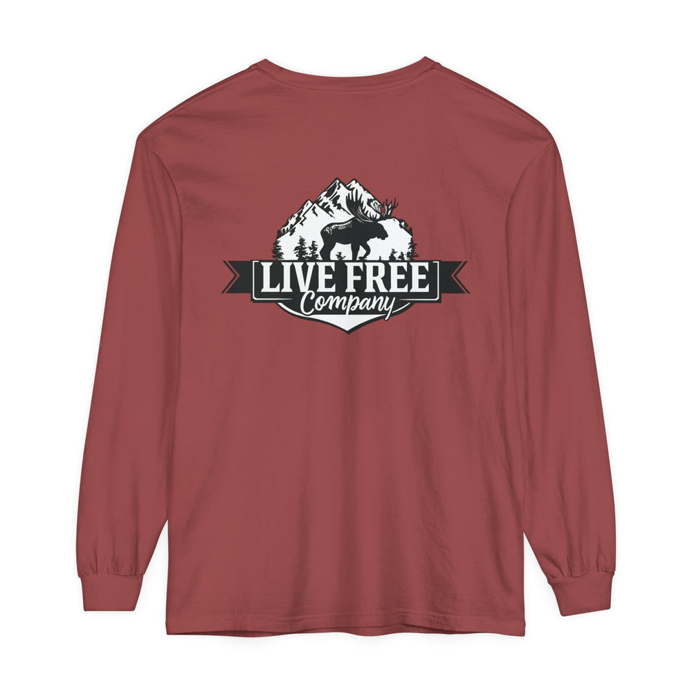 Mountain Moose Long Sleeve T-Shirt