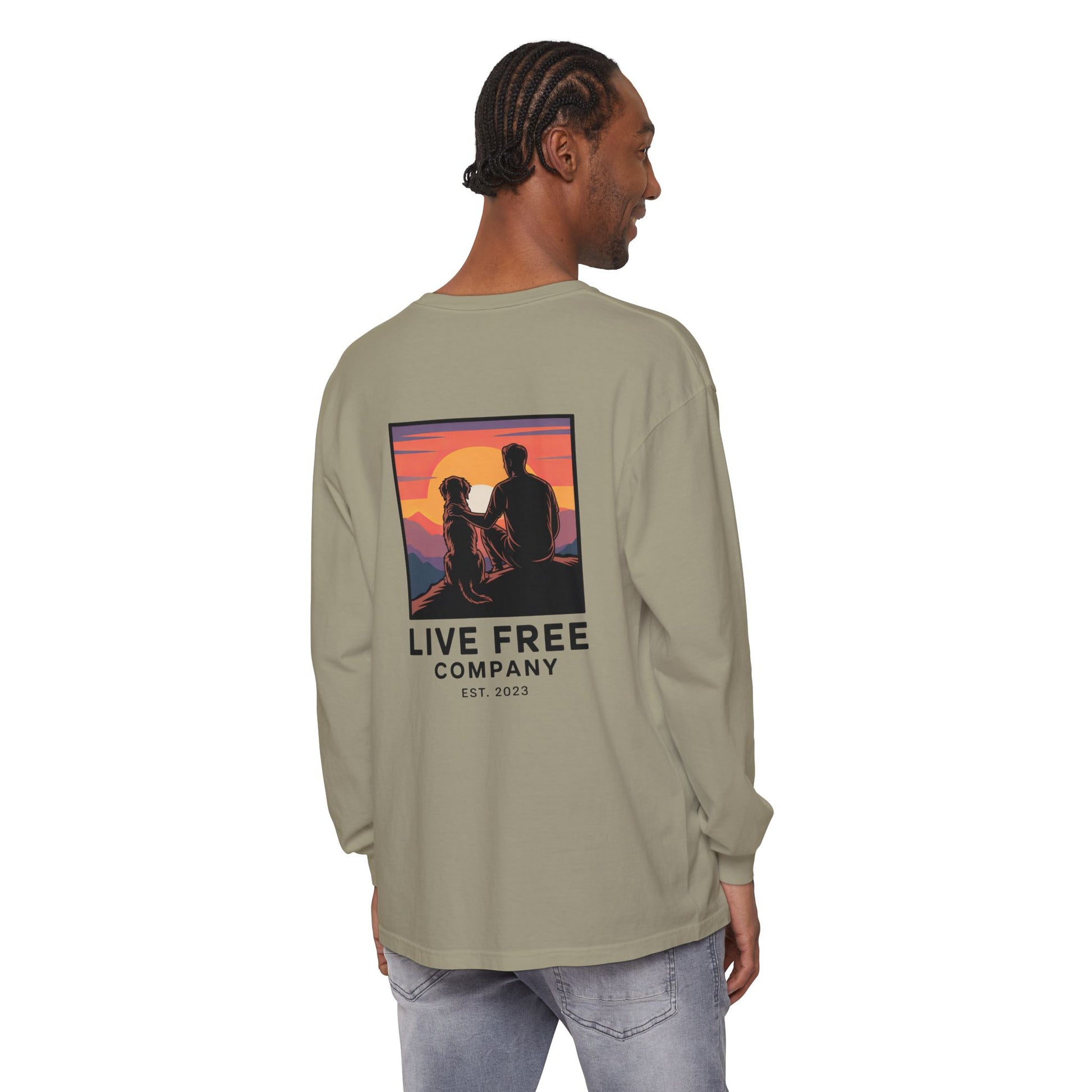 Sunset Retriever Long Sleeve T-Shirt