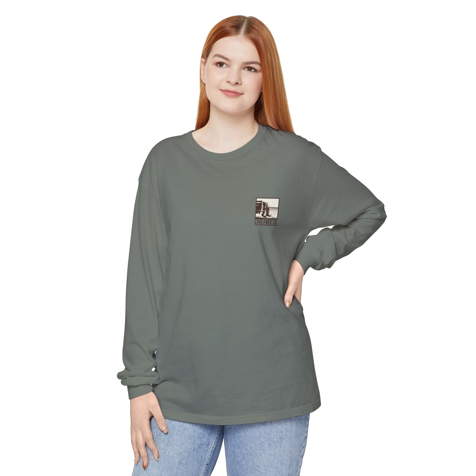 Rustic Horizon Long Sleeve T-Shirt