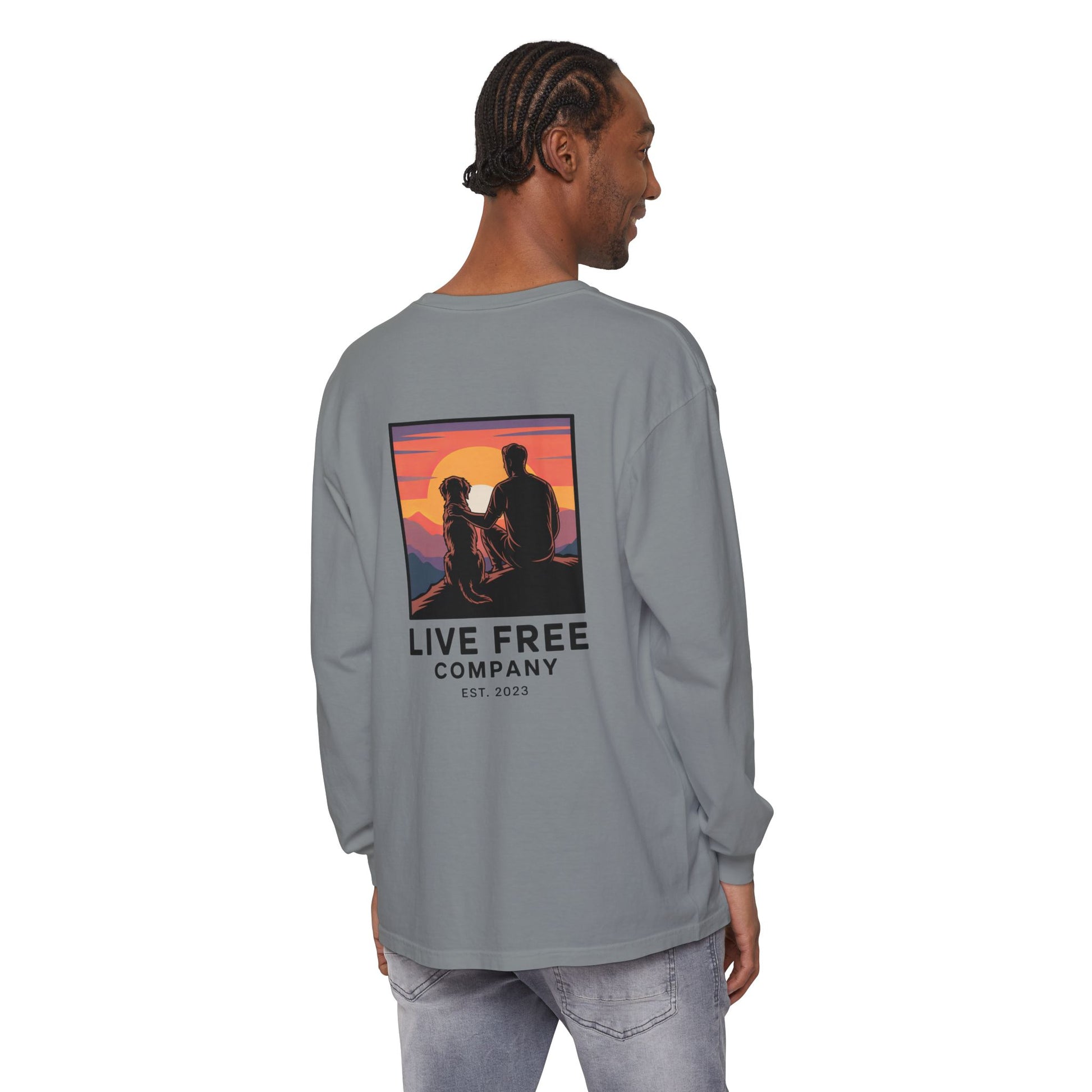 Sunset Retriever Long Sleeve T-Shirt