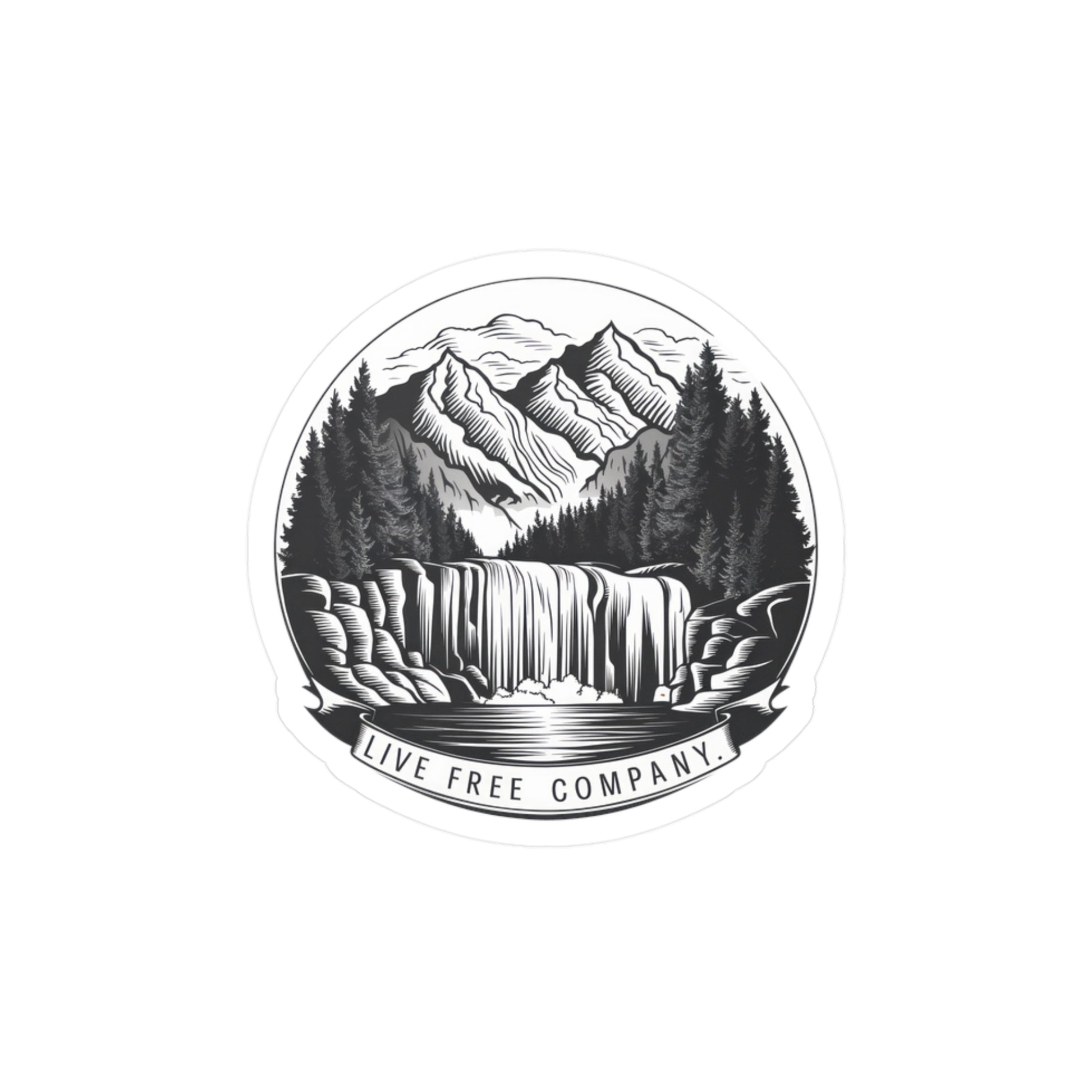 The Falls Sticker