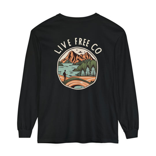 Mountain Alien Long Sleeve T-Shirt