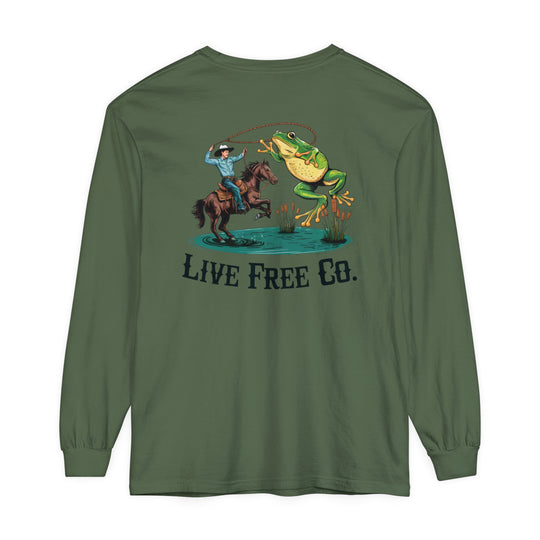 Rodeo Frog Long Sleeve T-Shirt