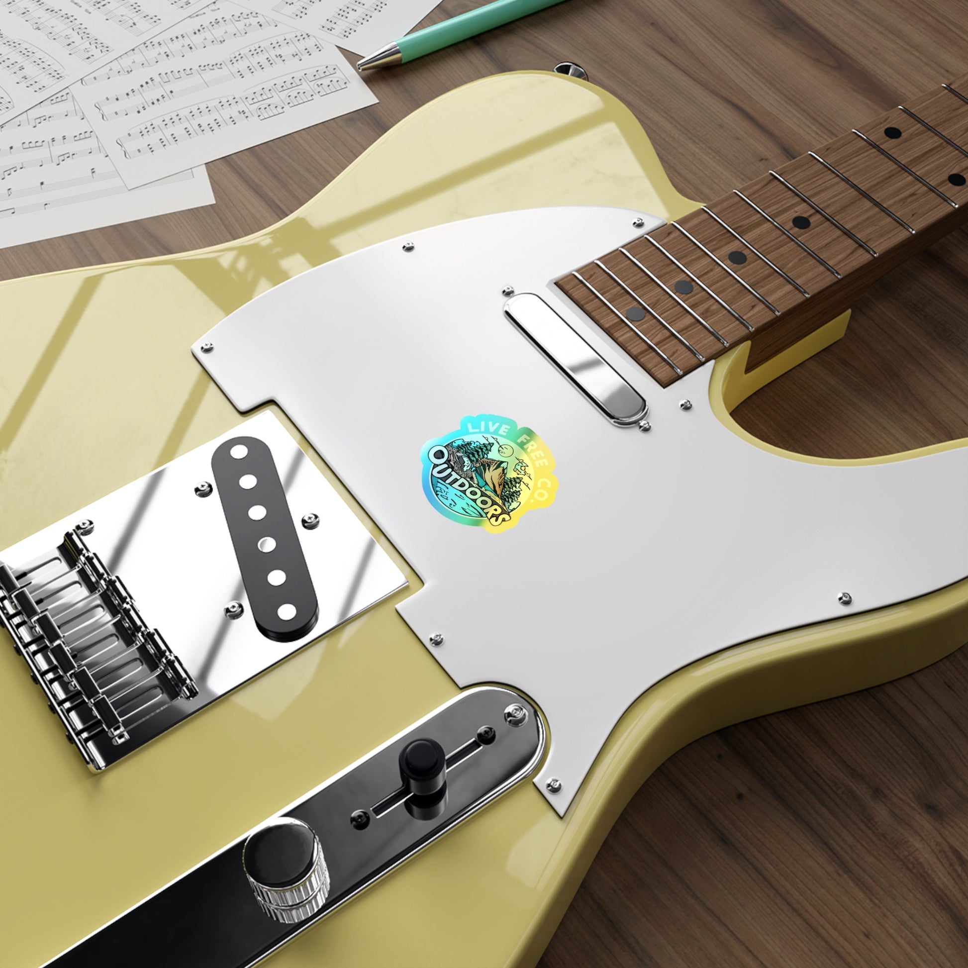 Shoreline Holographic Sticker