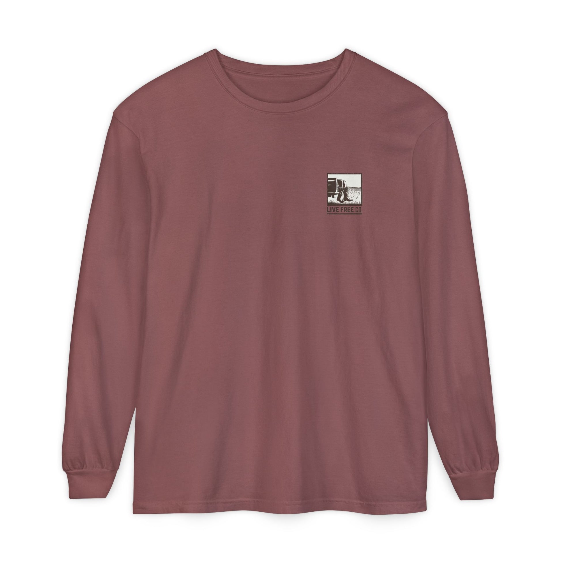Rustic Horizon Long Sleeve T-Shirt