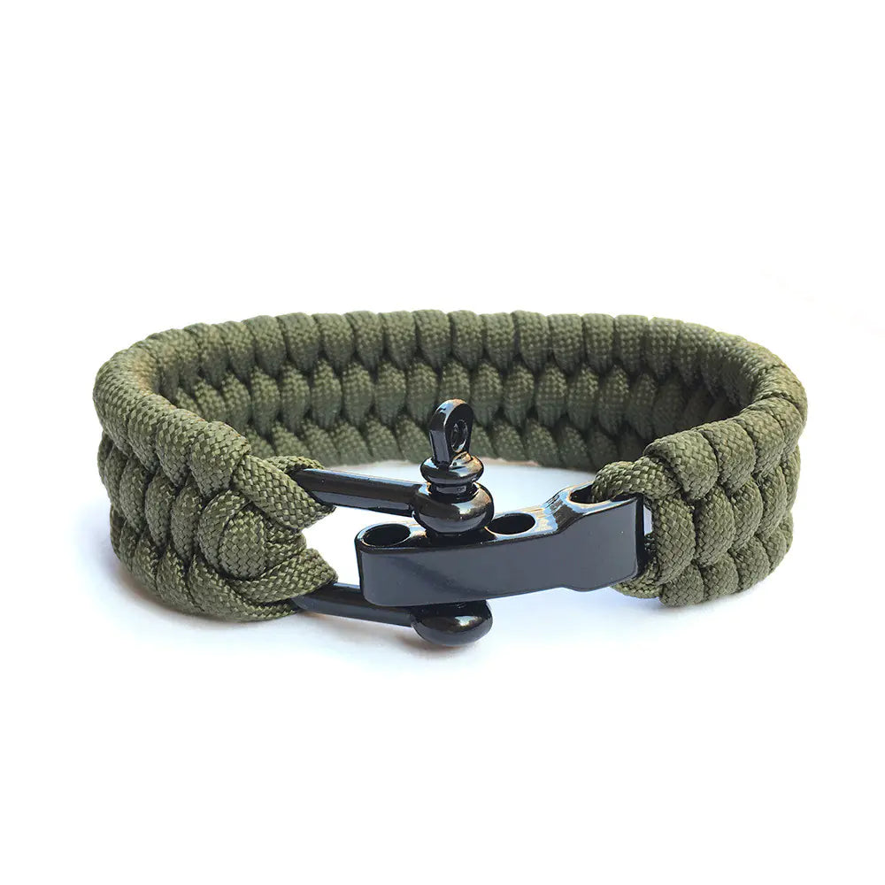 Metal Clasp Paracord Bracelet